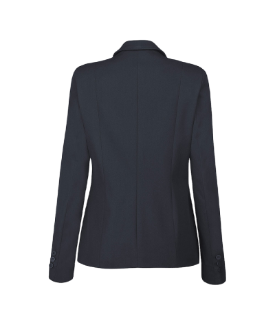 Veste Homme Noire, 2 boutons, 100 % Polyester, Lavable en machine à 30°C